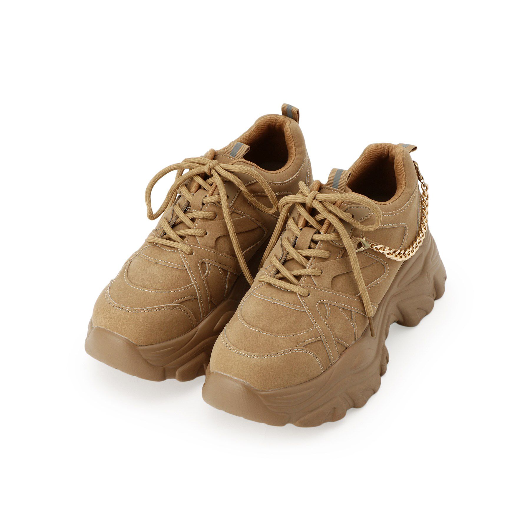 csT&P「【2WAYチェーン付き】軽量ボリュームソール厚底スニーカー」|スニーカー|