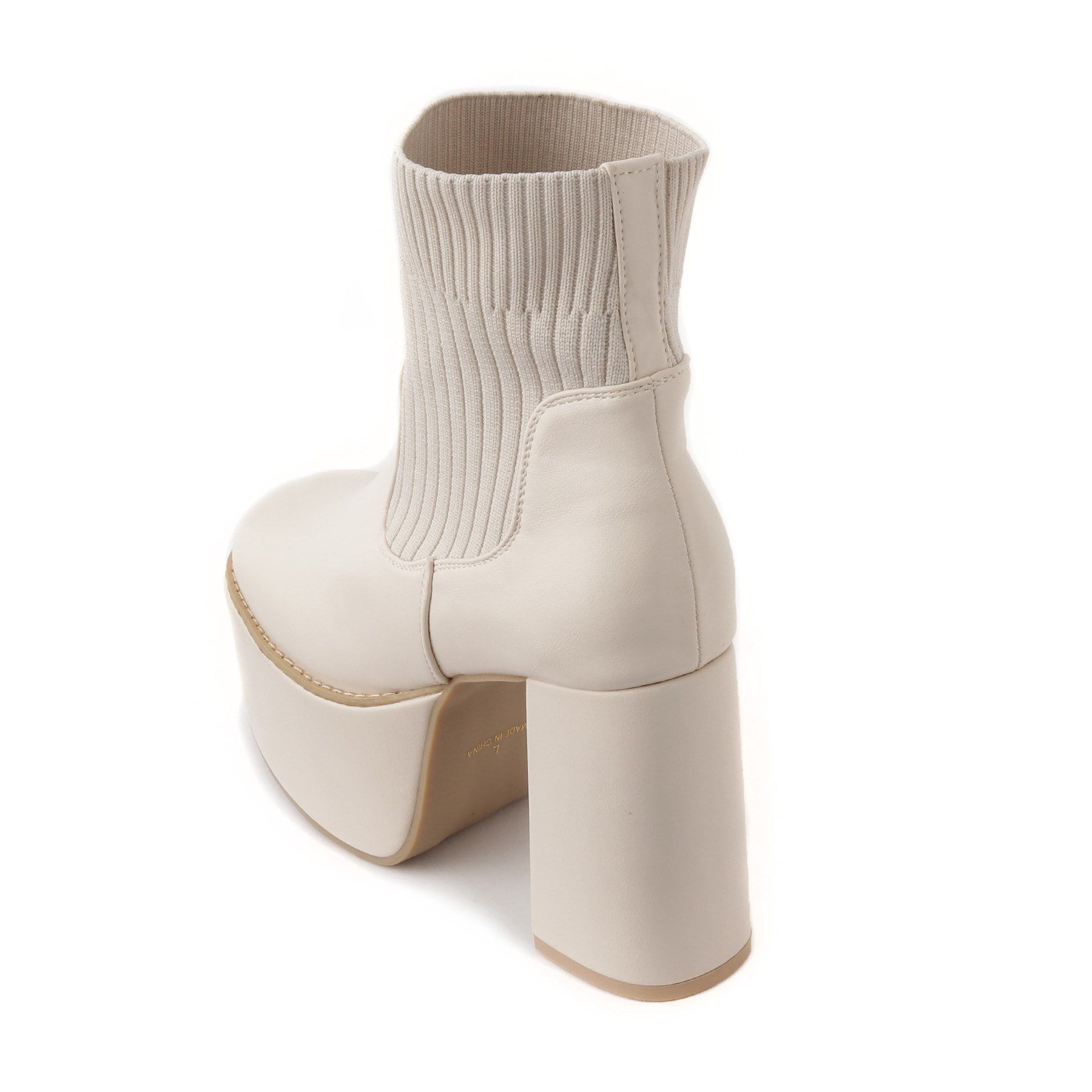 csT&P「厚底ニットブーツ」|ショートブーツ|