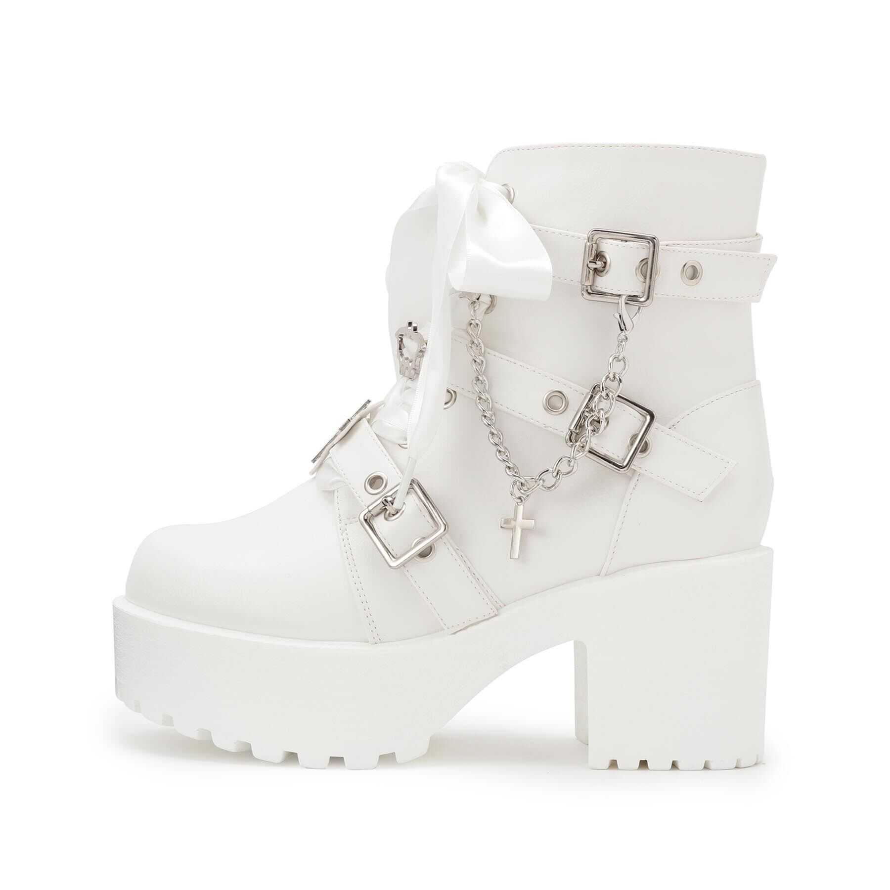 csT&P「厚底&times;コウモリ&times;十字架スニーカー」|ショートブーツ|