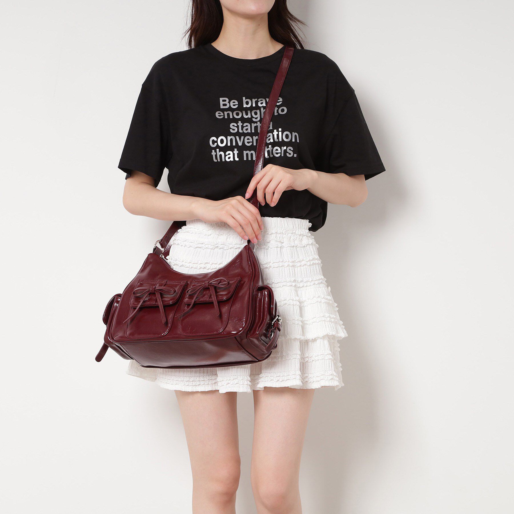 ESPERANZA「ポケットリボン2WAYバッグ」|ショルダー・メッセンジャー|