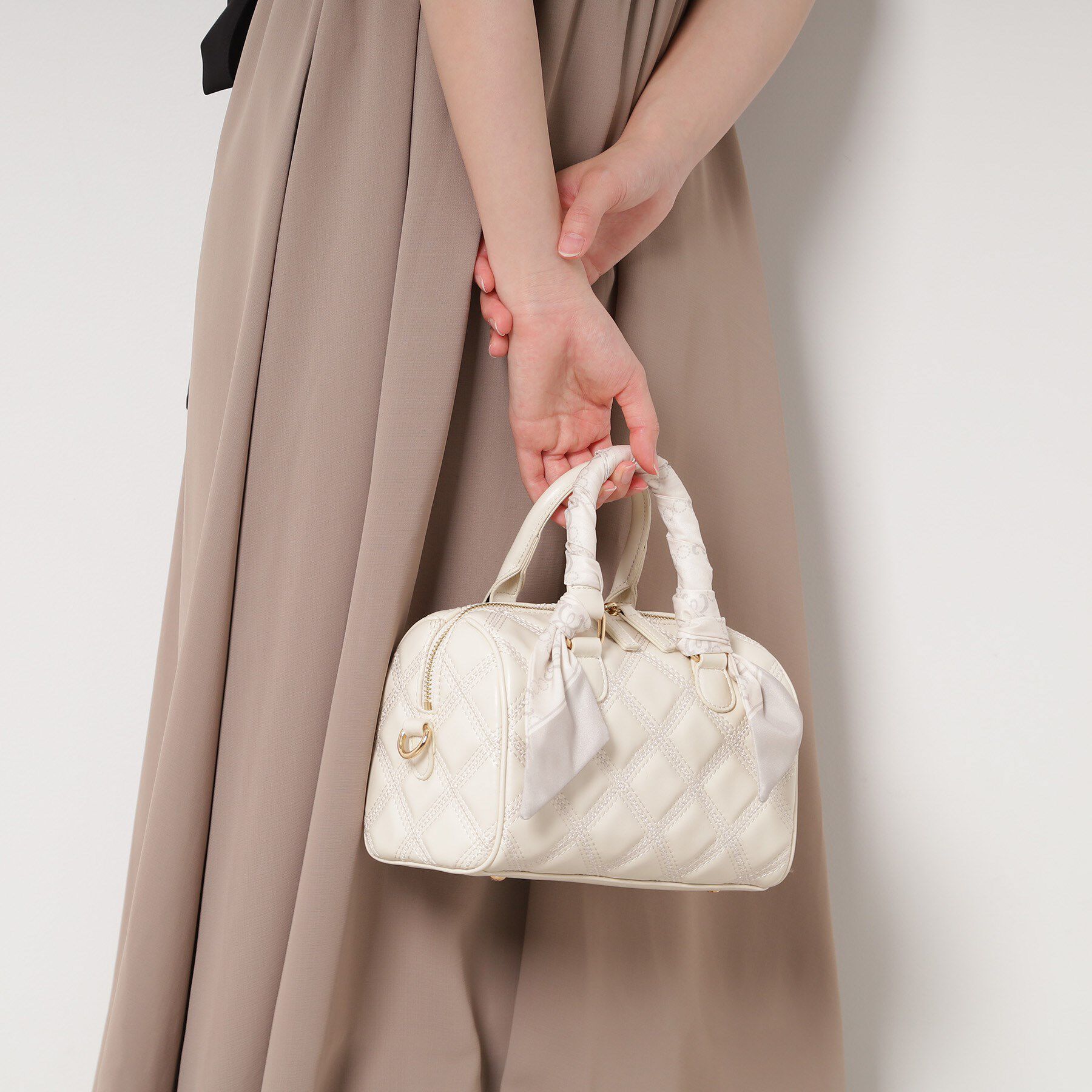 ESPERANZA「スカーフリボンキルティングバッグ」|ショルダー・メッセンジャー|