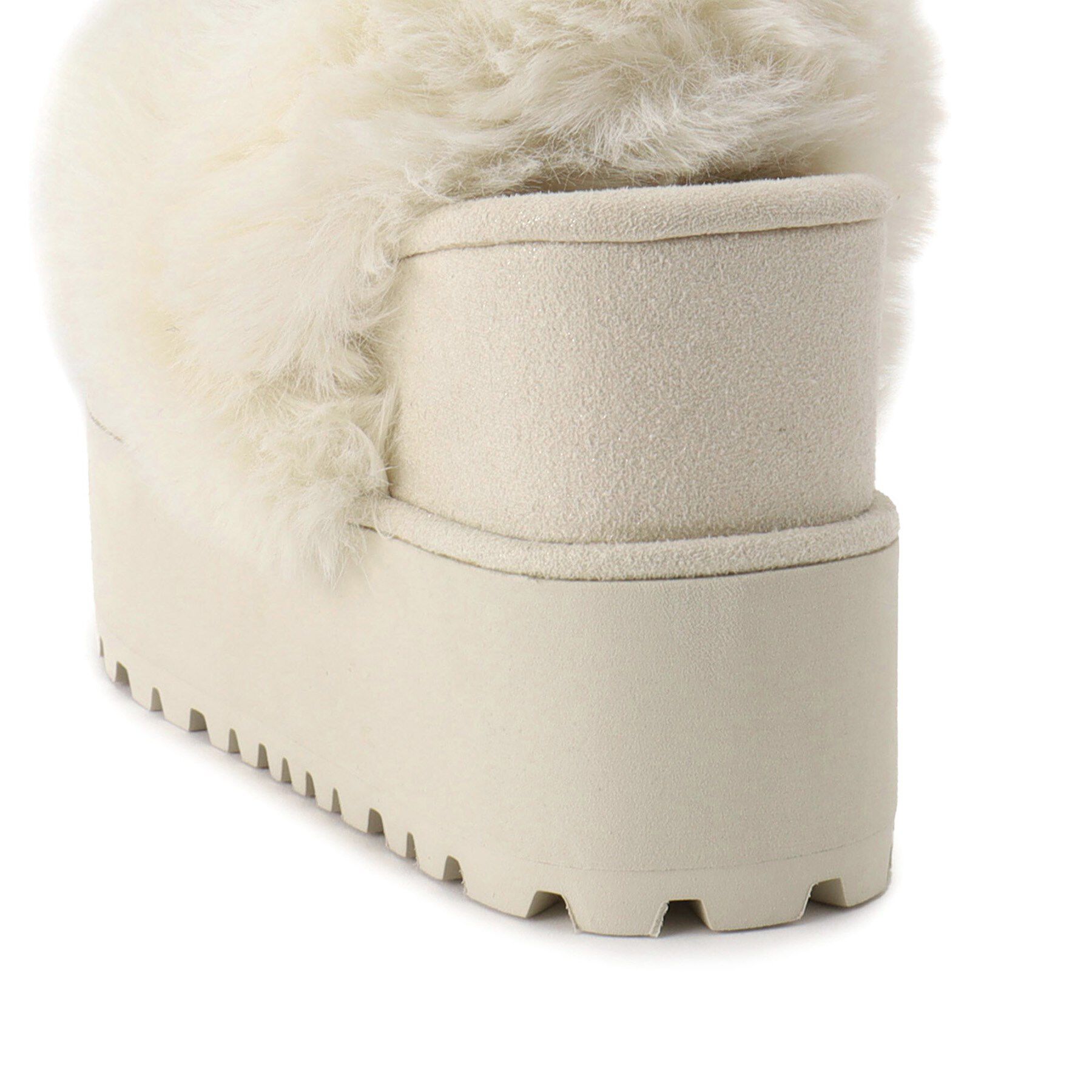 ESPERANZA「厚底2WAYフェイクムートンサボ」|ショートブーツ|