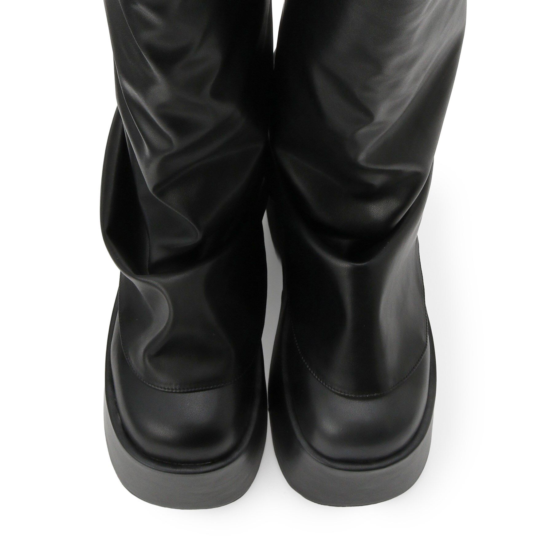 csT&P「厚底ブーツカバーロングブーツ」|ショートブーツ|