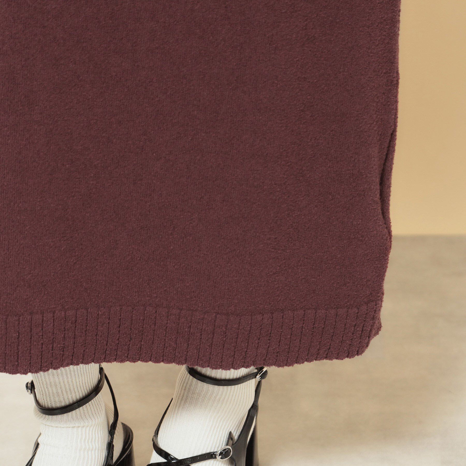 SunaUna「【COLLECTION LINE】スパンコールニットジャンドレ」|ワンピース|