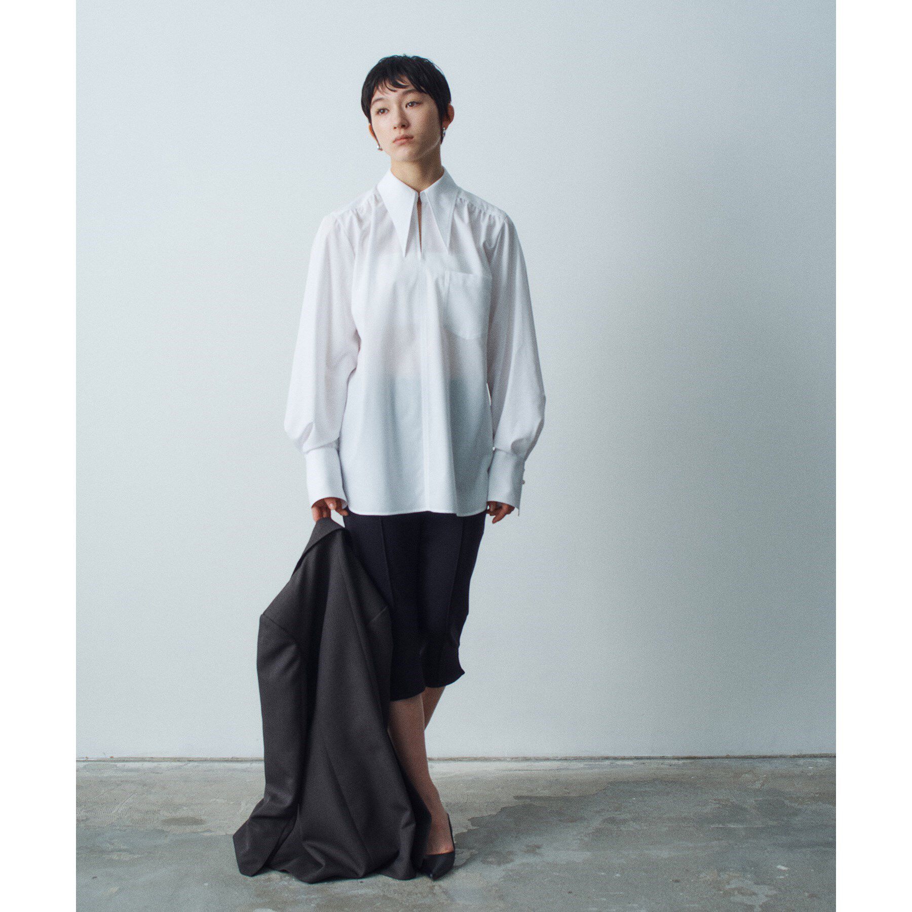 CODE A「point neck shirt」|シャツ・ブラウス|