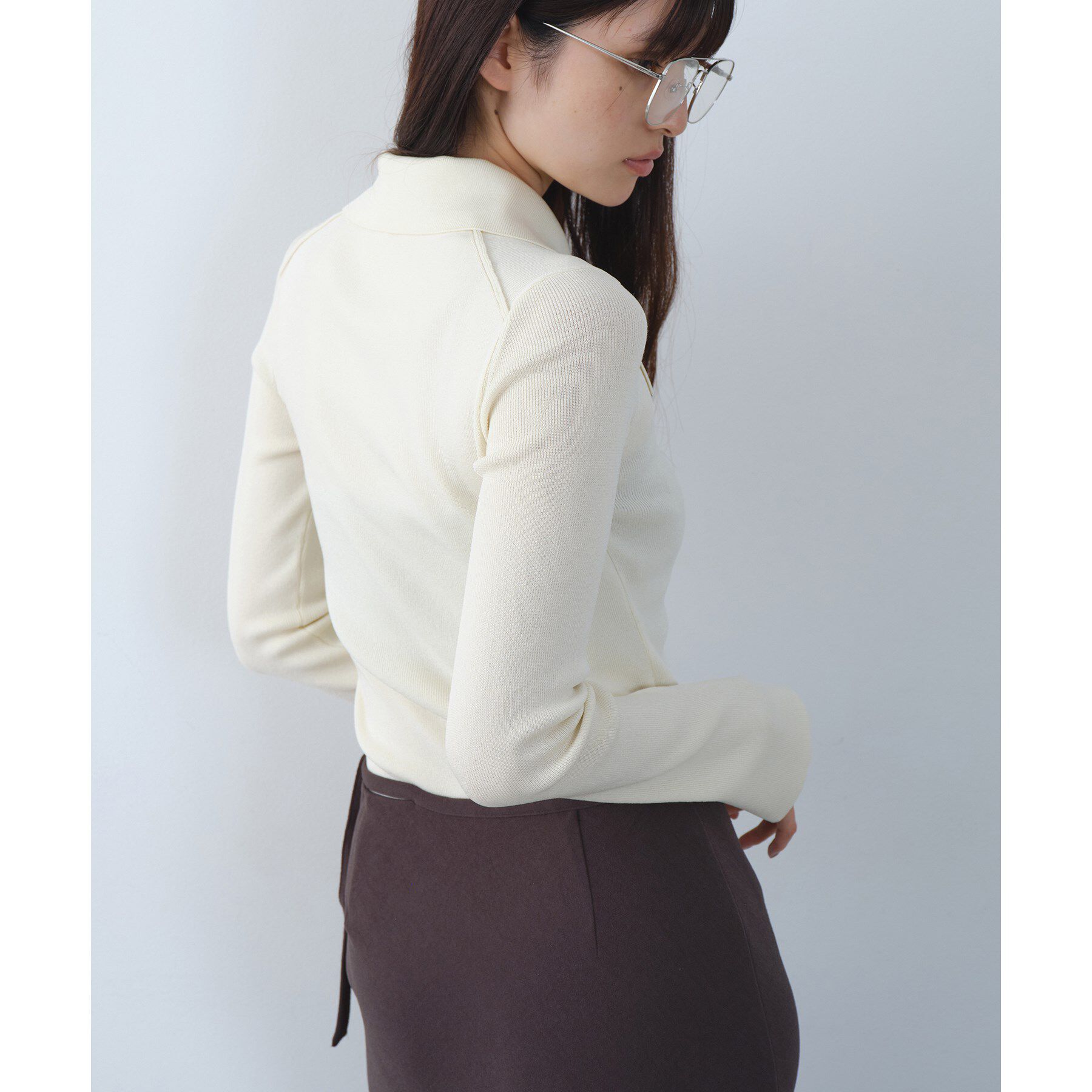 CODE A「design collar knit」|ニット・セーター|