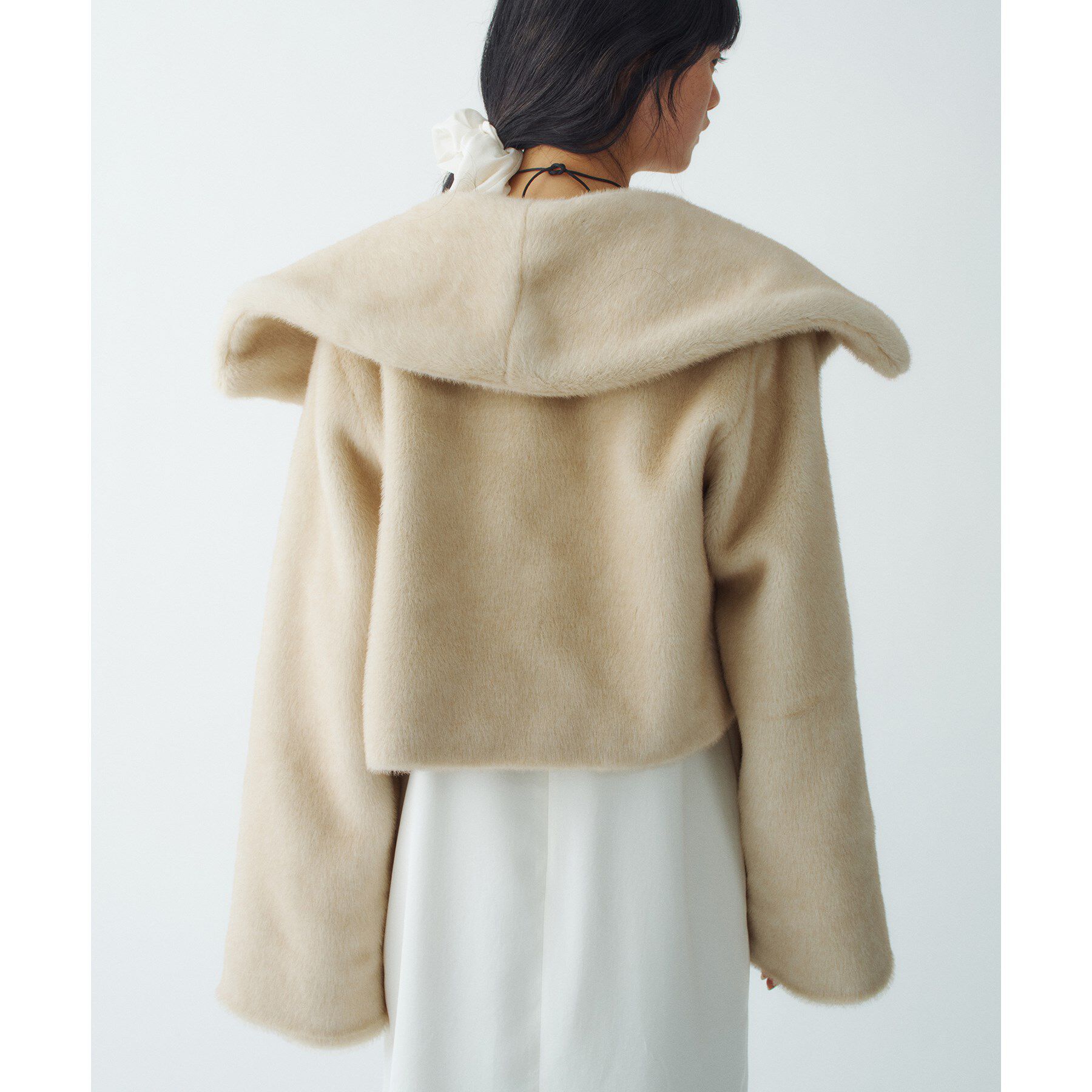 CODE A「faux mink short jacket」|ブルゾン・スタジャン|