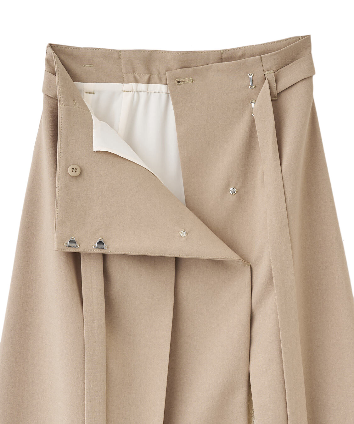 COCO DEAL「レースレイヤードナロースカート」|スカート|