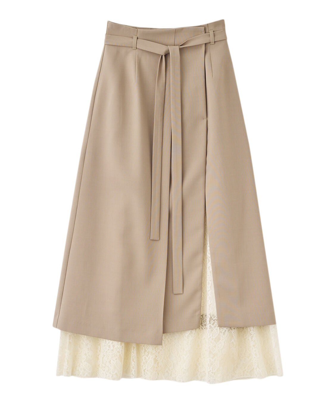 COCO DEAL「レースレイヤードナロースカート」|スカート|