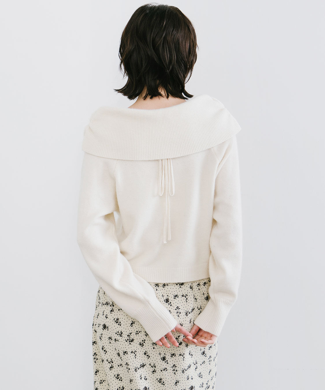 COCO DEAL「ラクーン混バックリボンニット」|ニット・セーター|