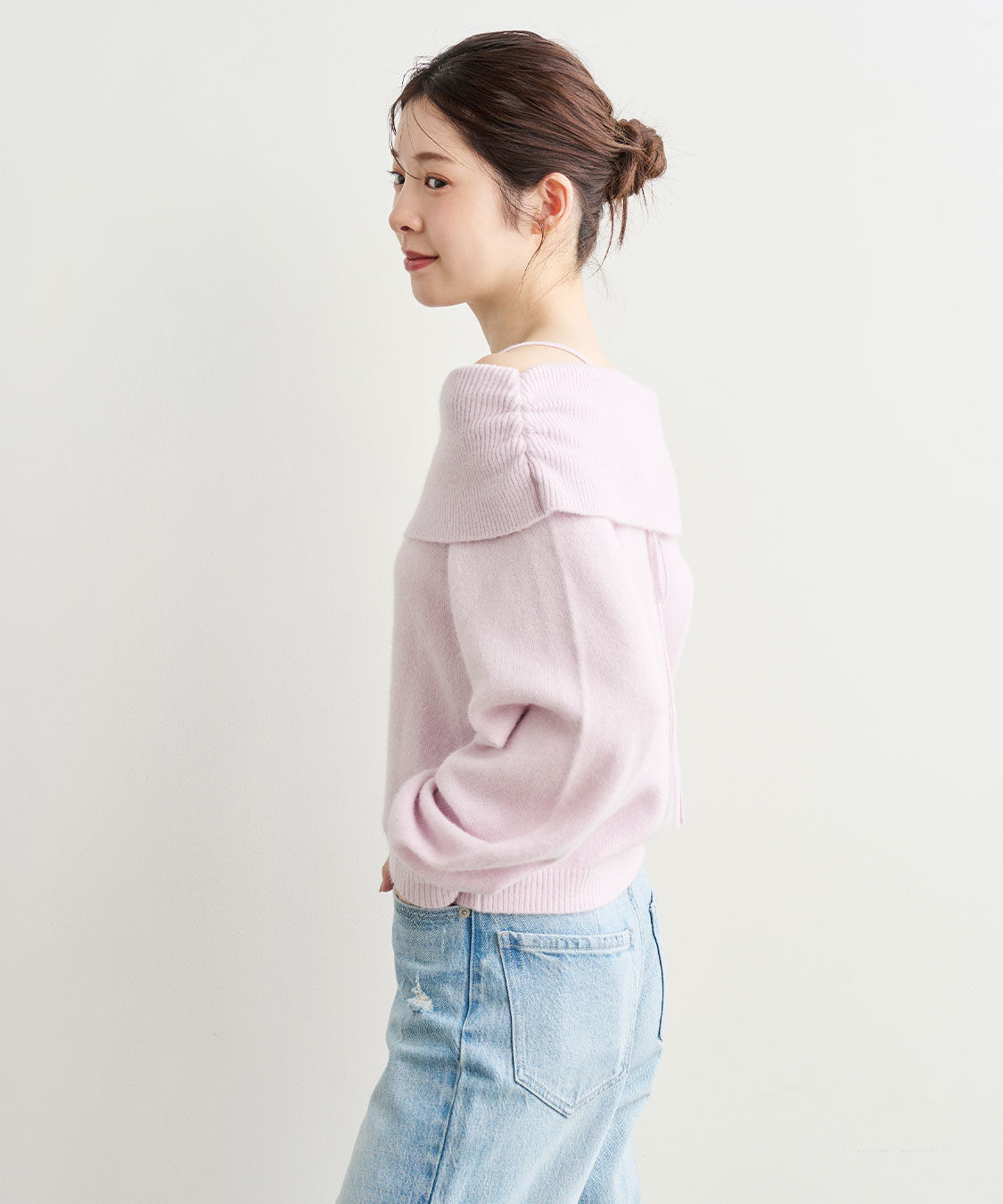 COCO DEAL「ラクーン混バックリボンニット」|ニット・セーター|