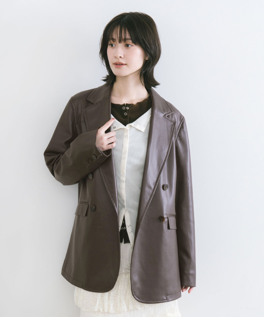 COCO DEAL「オーバーサイズジャケット」|テーラードジャケット|