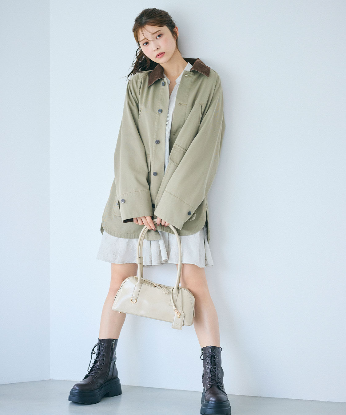 COCO DEAL「《COCO DEAL/Dickies(R)》カバーオールブルゾン」|ブルゾン・スタジャン|