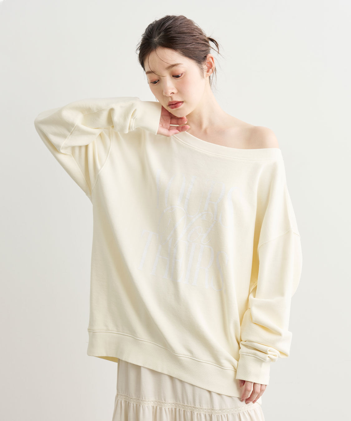 COCO DEAL「製品染めロゴスウェット」|スウェット・ジャージ|