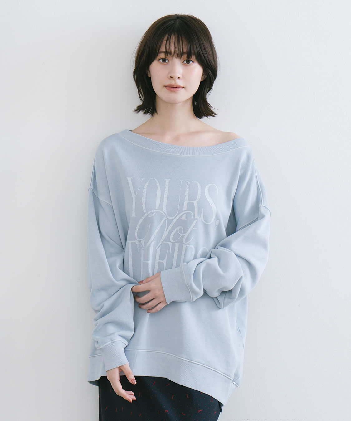 COCO DEAL「製品染めロゴスウェット」|スウェット・ジャージ|