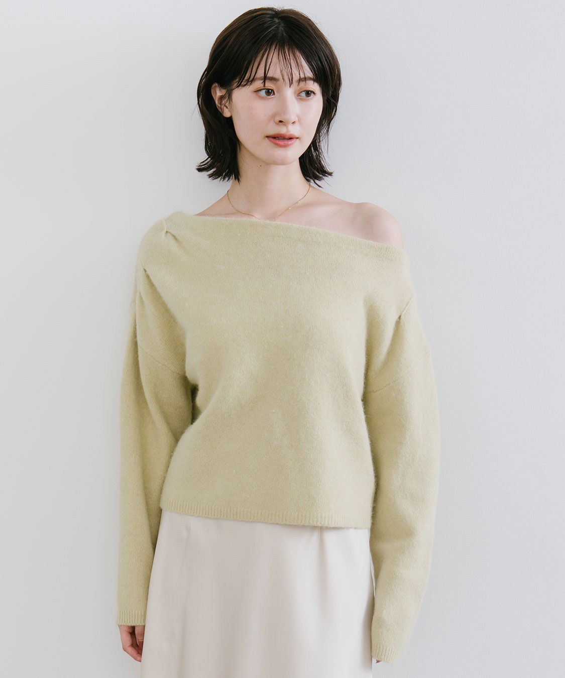 COCO DEAL「ラクーン混アシメニット」|ニット・セーター|