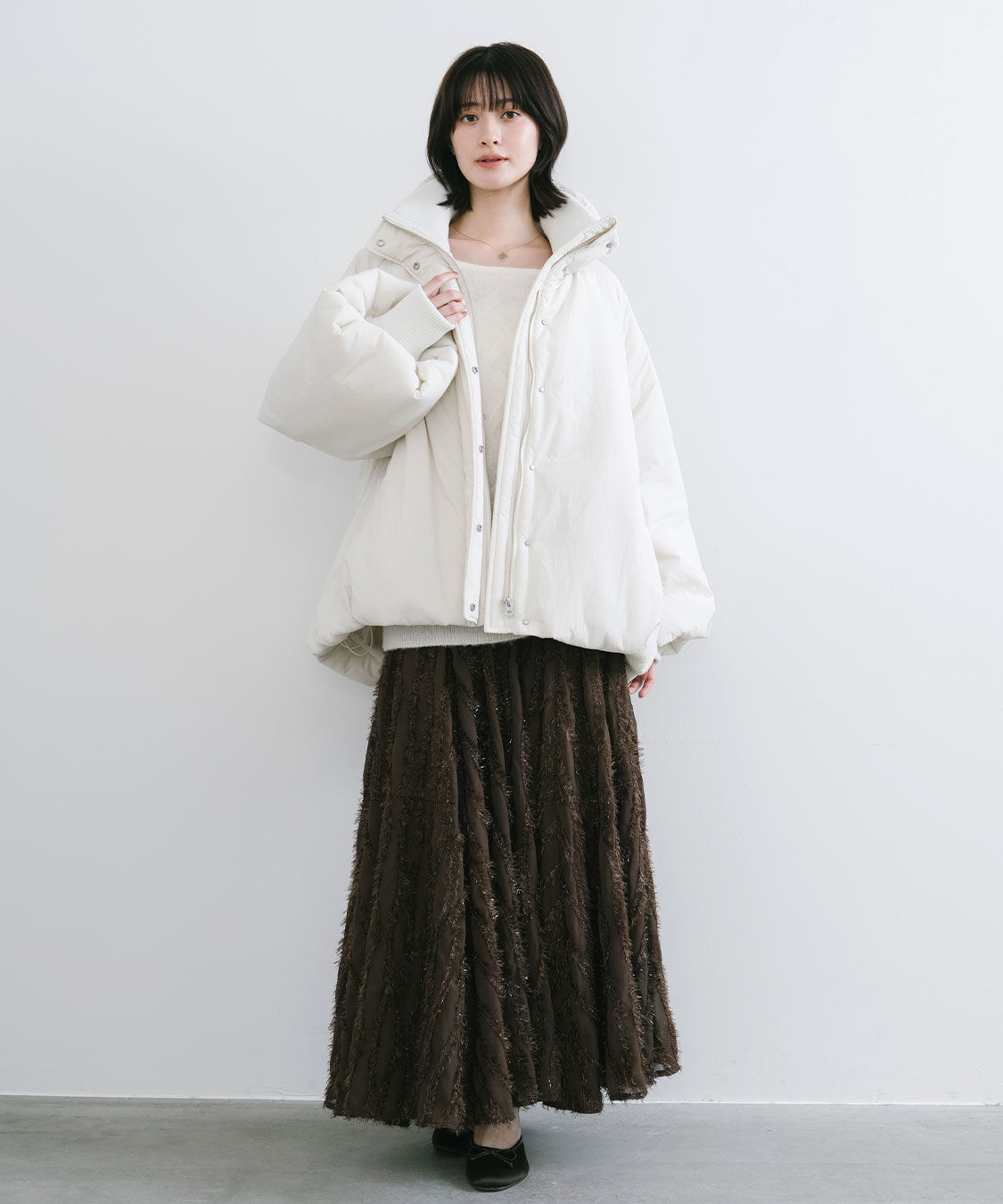 COCO DEAL「中綿ボリュームコート」|ダウン|