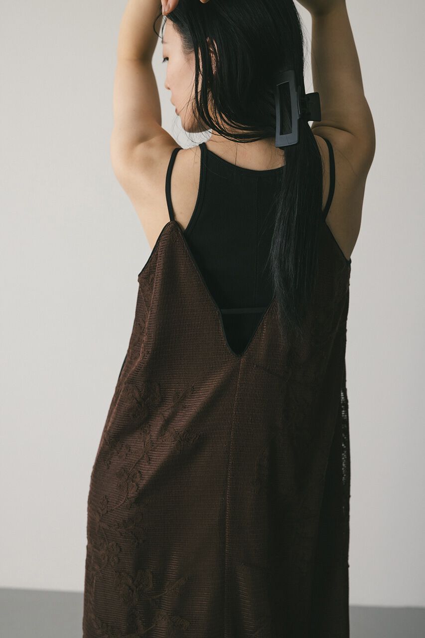 STYLEMIXER「ラティスレースキャミワンピース」|ワンピース|