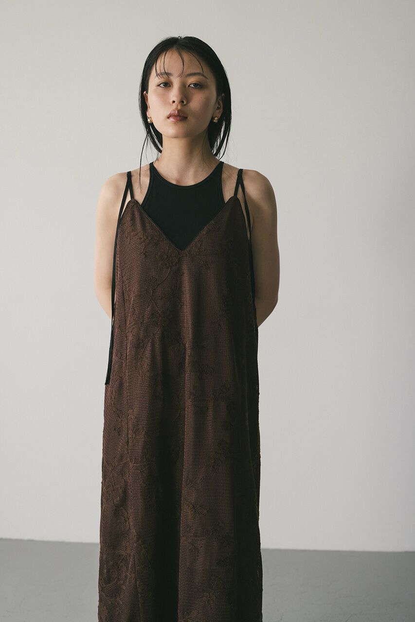 STYLEMIXER「ラティスレースキャミワンピース」|ワンピース|