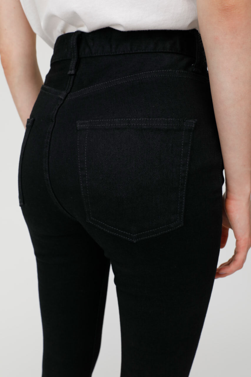 MOUSSY「HW Rebirth BLACK SKINNY」|デニム|