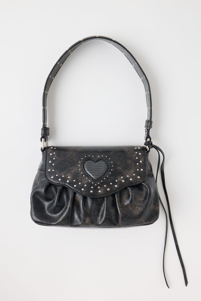 MOUSSY「HEART GATHER スタッズバッグ」|その他|BLK