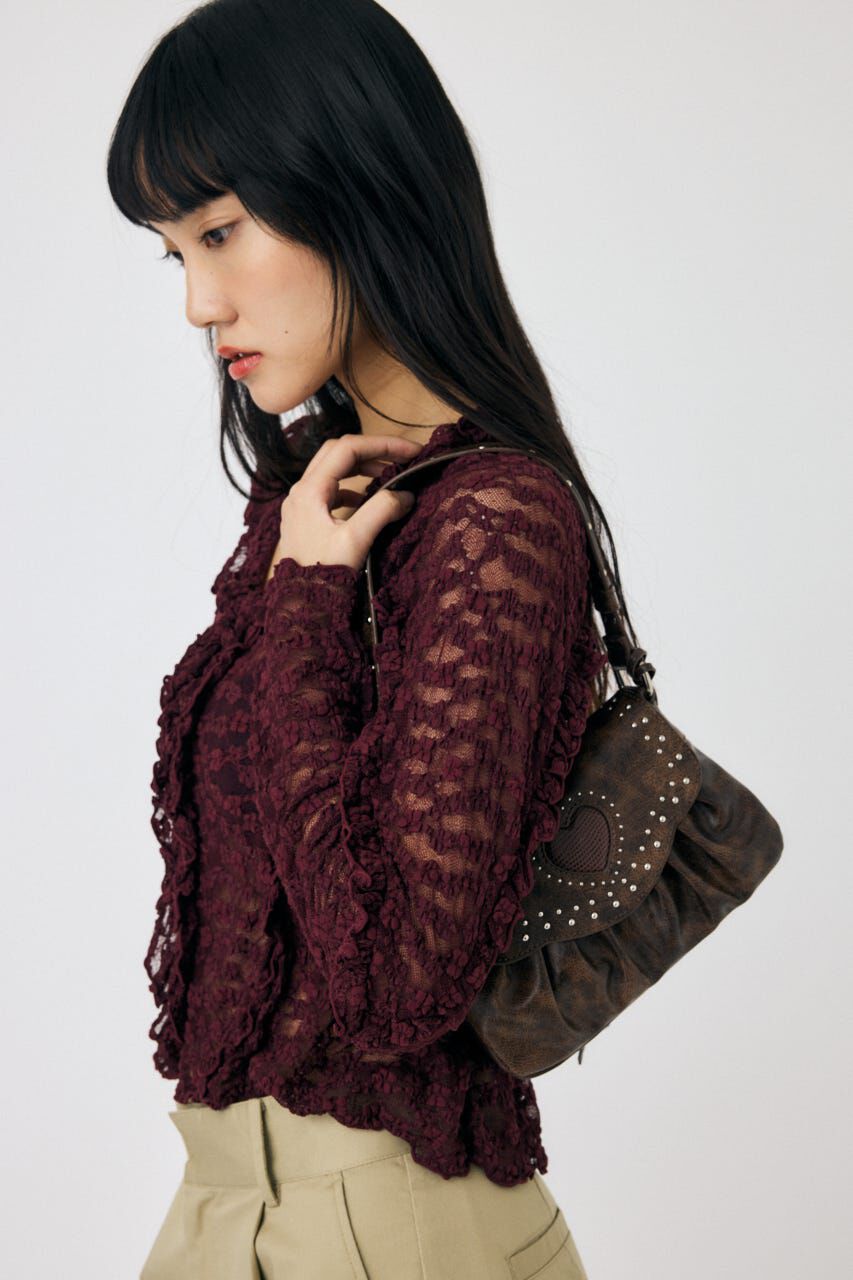 MOUSSY「HEART GATHER スタッズバッグ」|その他|BRN