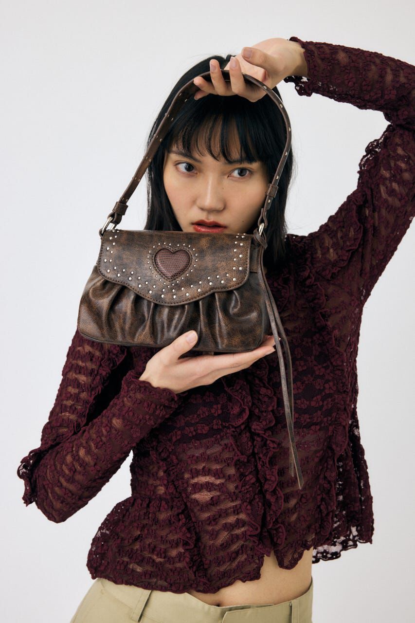 MOUSSY「HEART GATHER スタッズバッグ」|その他|