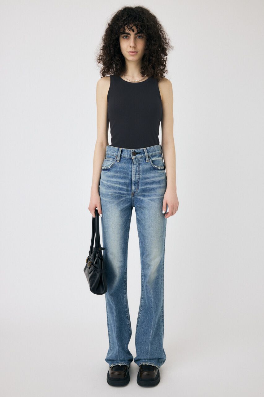 MOUSSY「BASIC RIB タンクトップ」|タンクトップ|