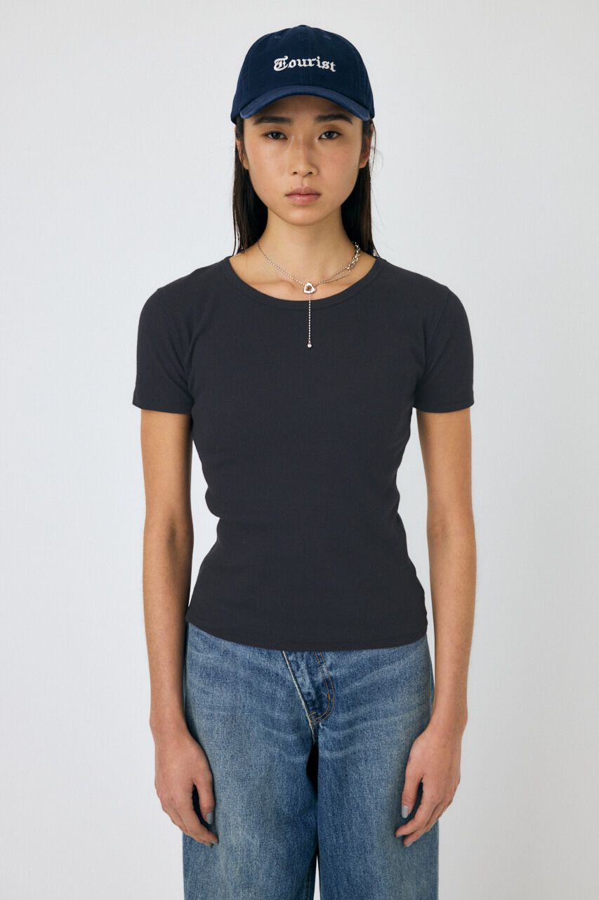 MOUSSY「BASIC RIB TEE」|Tシャツ・カットソー|