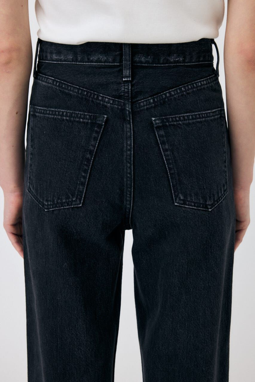 MOUSSY「HW 90S BLK STRAIGHT」|デニム|