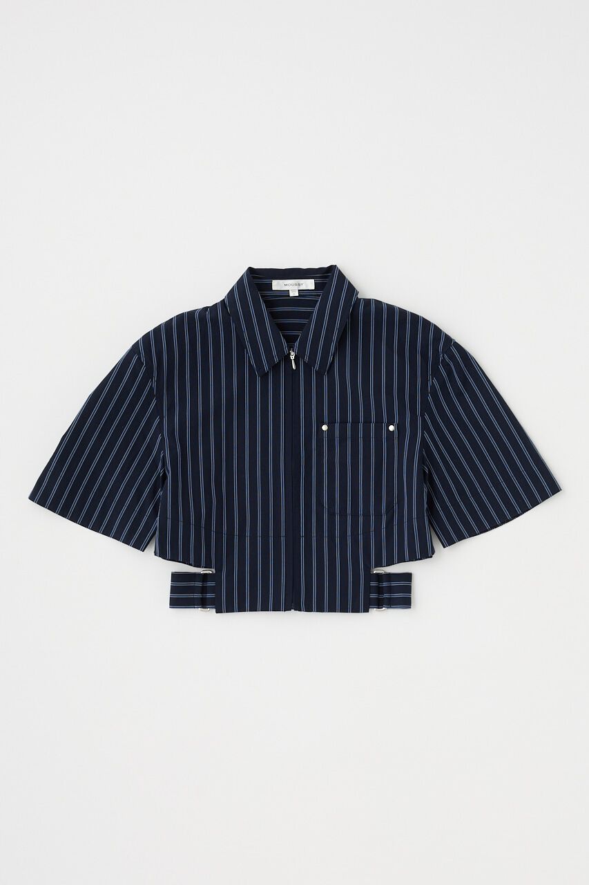 MOUSSY「CROPPED BELTED シャツ」|シャツ・ブラウス|