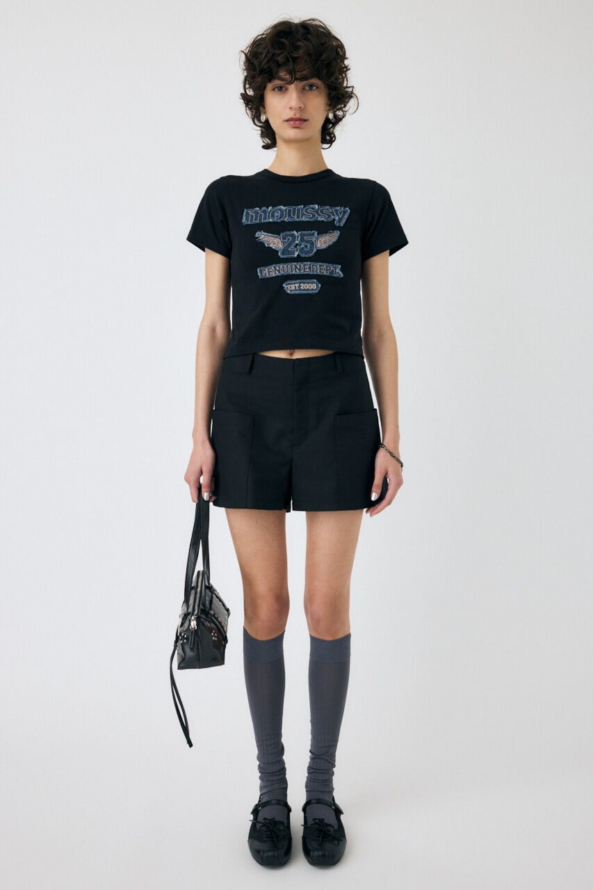 MOUSSY「PATCH DENIM 25TH Tシャツ」|Tシャツ・カットソー|