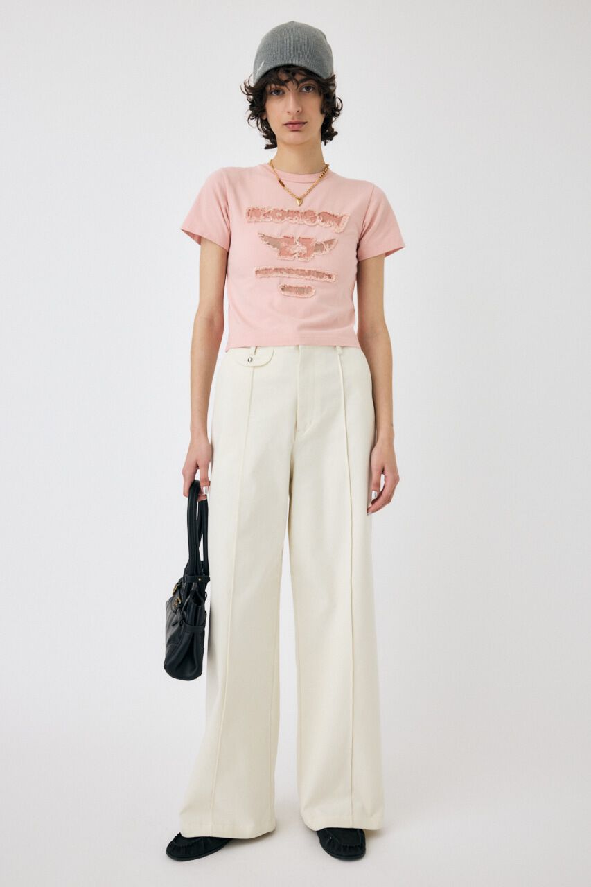 MOUSSY「PATCH DENIM 25TH Tシャツ」|Tシャツ・カットソー|