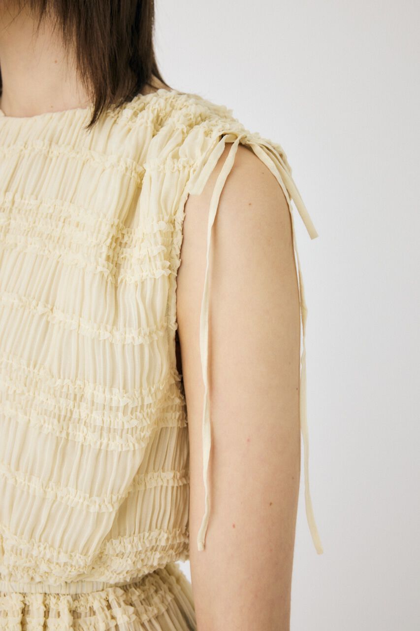 MOUSSY「FRILL CHIFFON ブラウス」|シャツ・ブラウス|