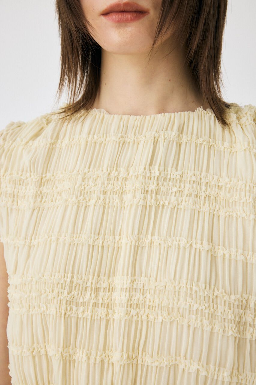 MOUSSY「FRILL CHIFFON ブラウス」|シャツ・ブラウス|