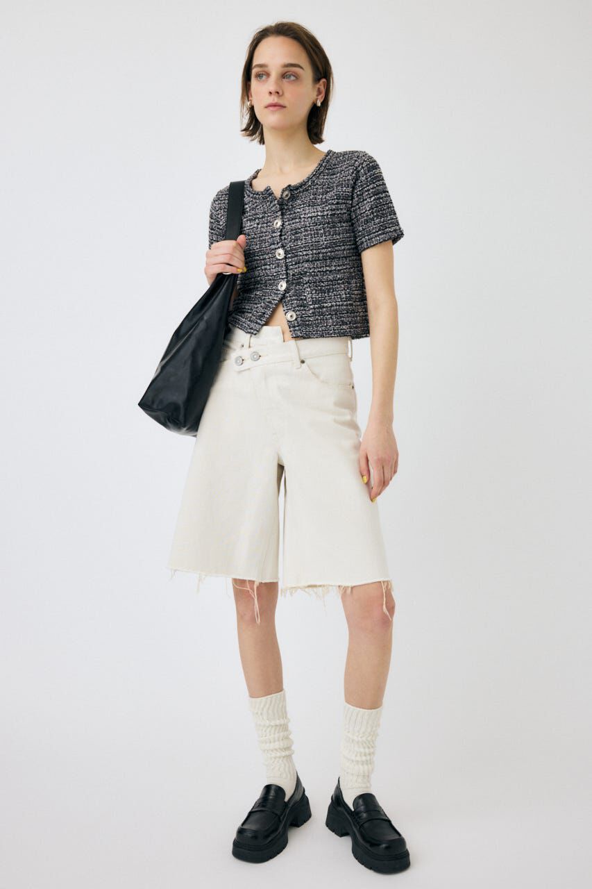 MOUSSY「TWEED LIKE トップス」|Tシャツ・カットソー|