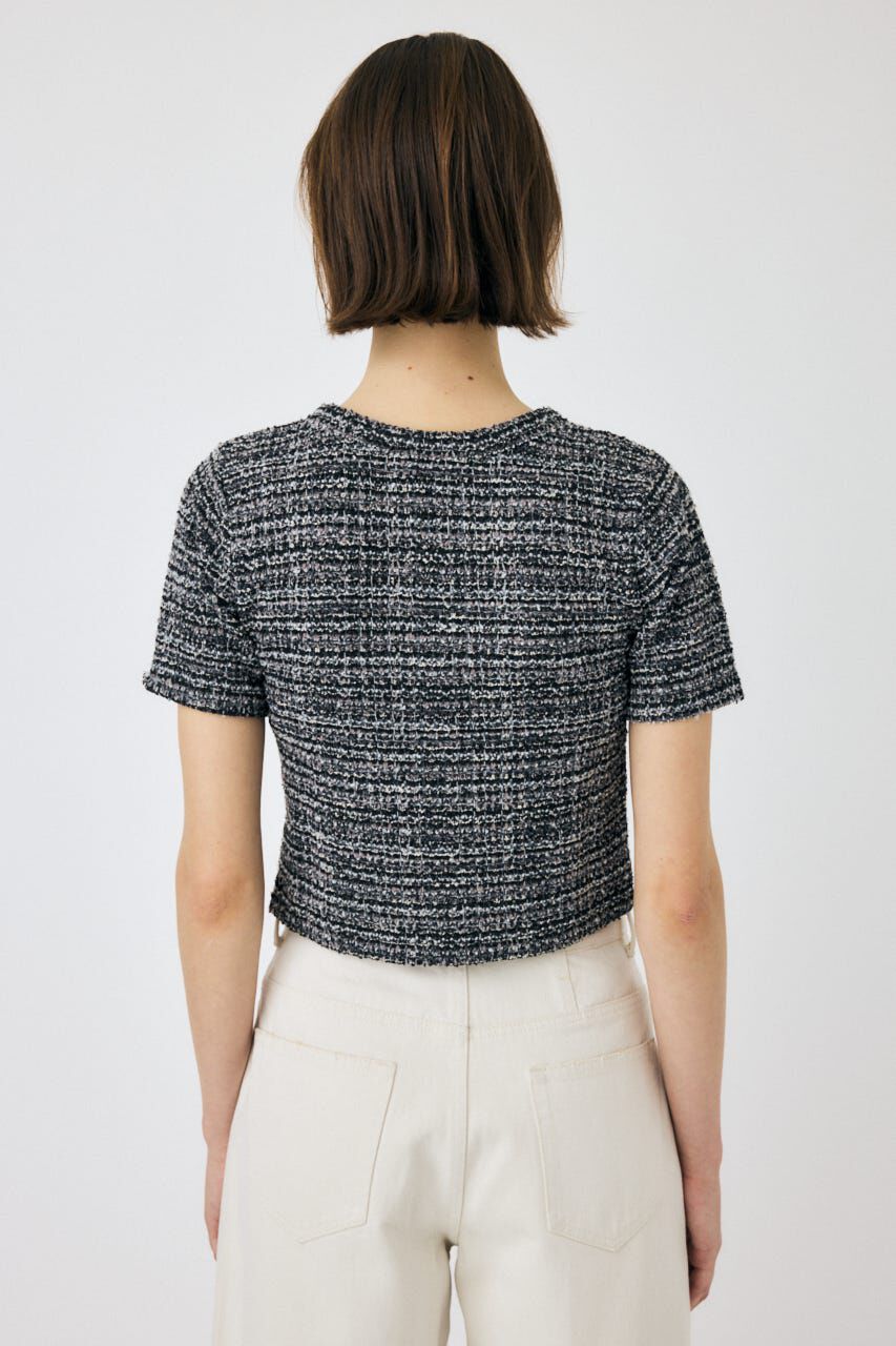 MOUSSY「TWEED LIKE トップス」|Tシャツ・カットソー|