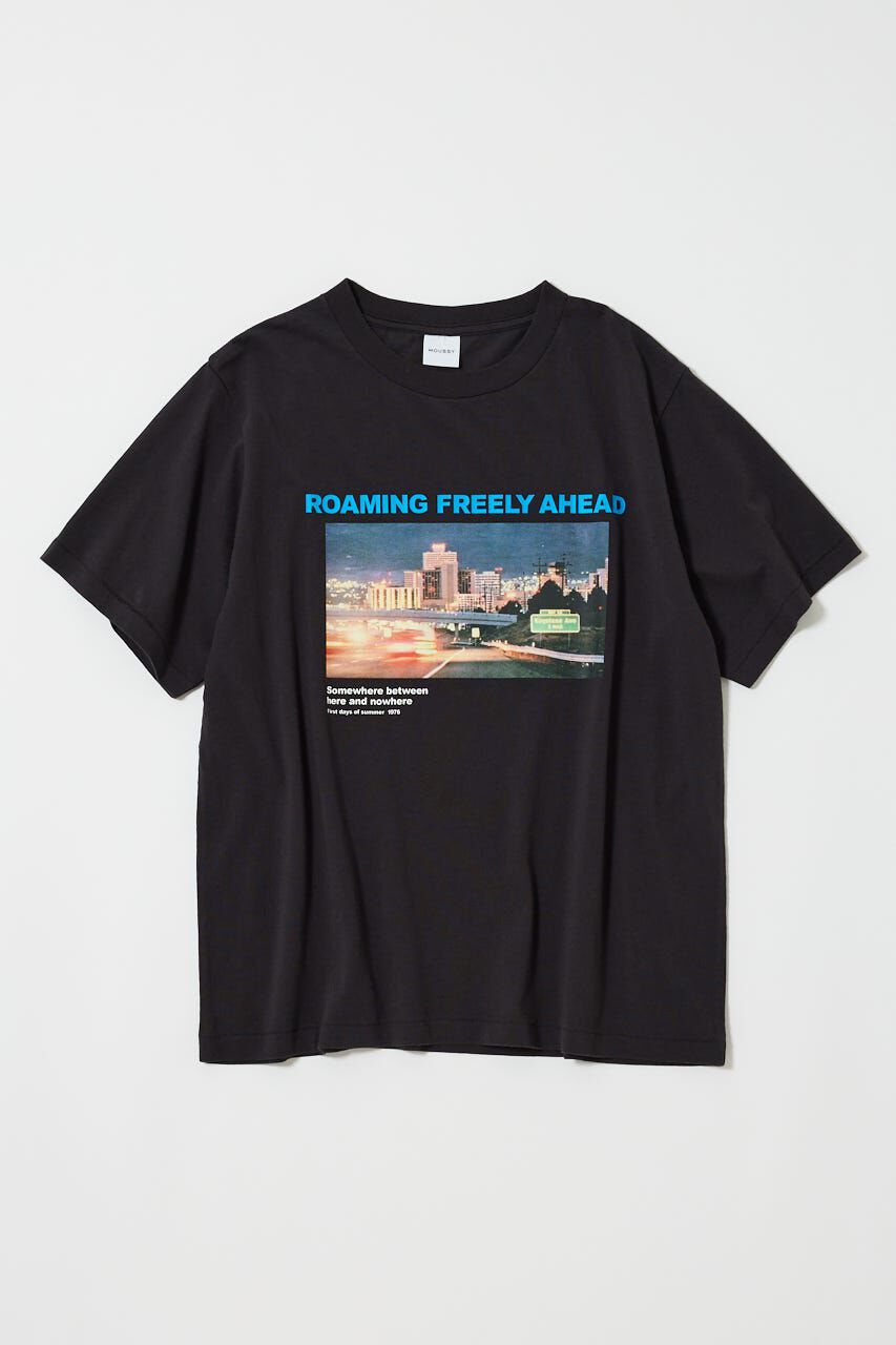 MOUSSY「1976 NOSTALGC フォト TEE」|Tシャツ・カットソー|BLK