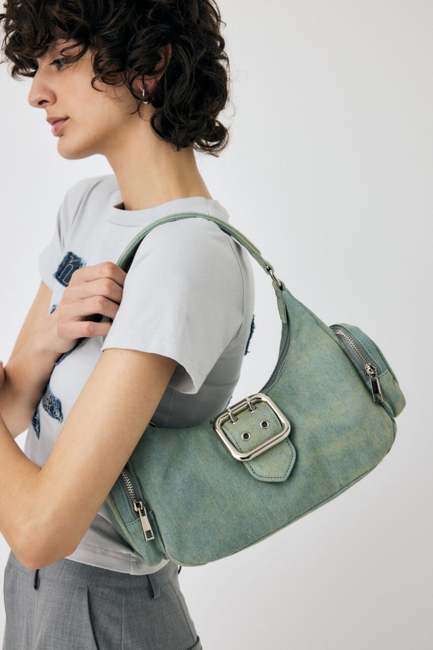 MOUSSY「SIDE POCKET WOVEN HOBO バッグ」|その他|柄BLU5