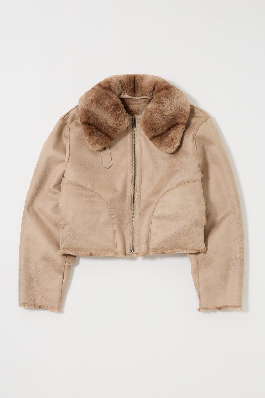 MOUSSY「REVER FAUX ファーコート」|ブルゾン・スタジャン|