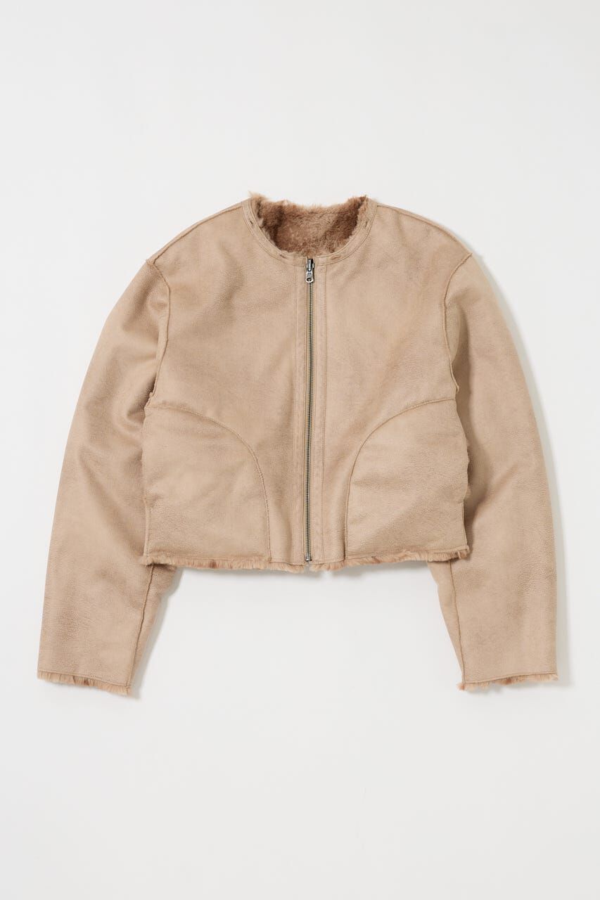 MOUSSY「REVER FAUX ファーコート」|ブルゾン・スタジャン|