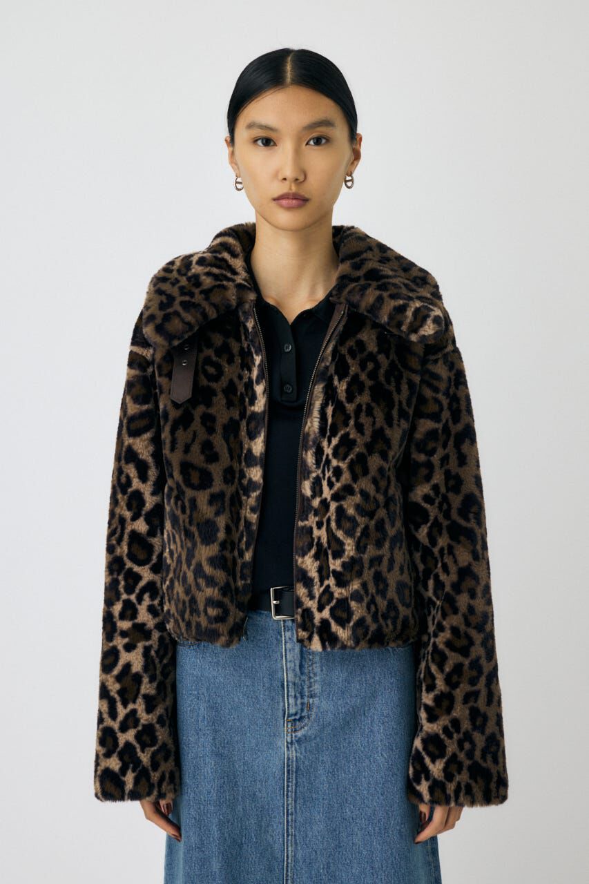 MOUSSY「REVER FAUX ファーコート」|ブルゾン・スタジャン|