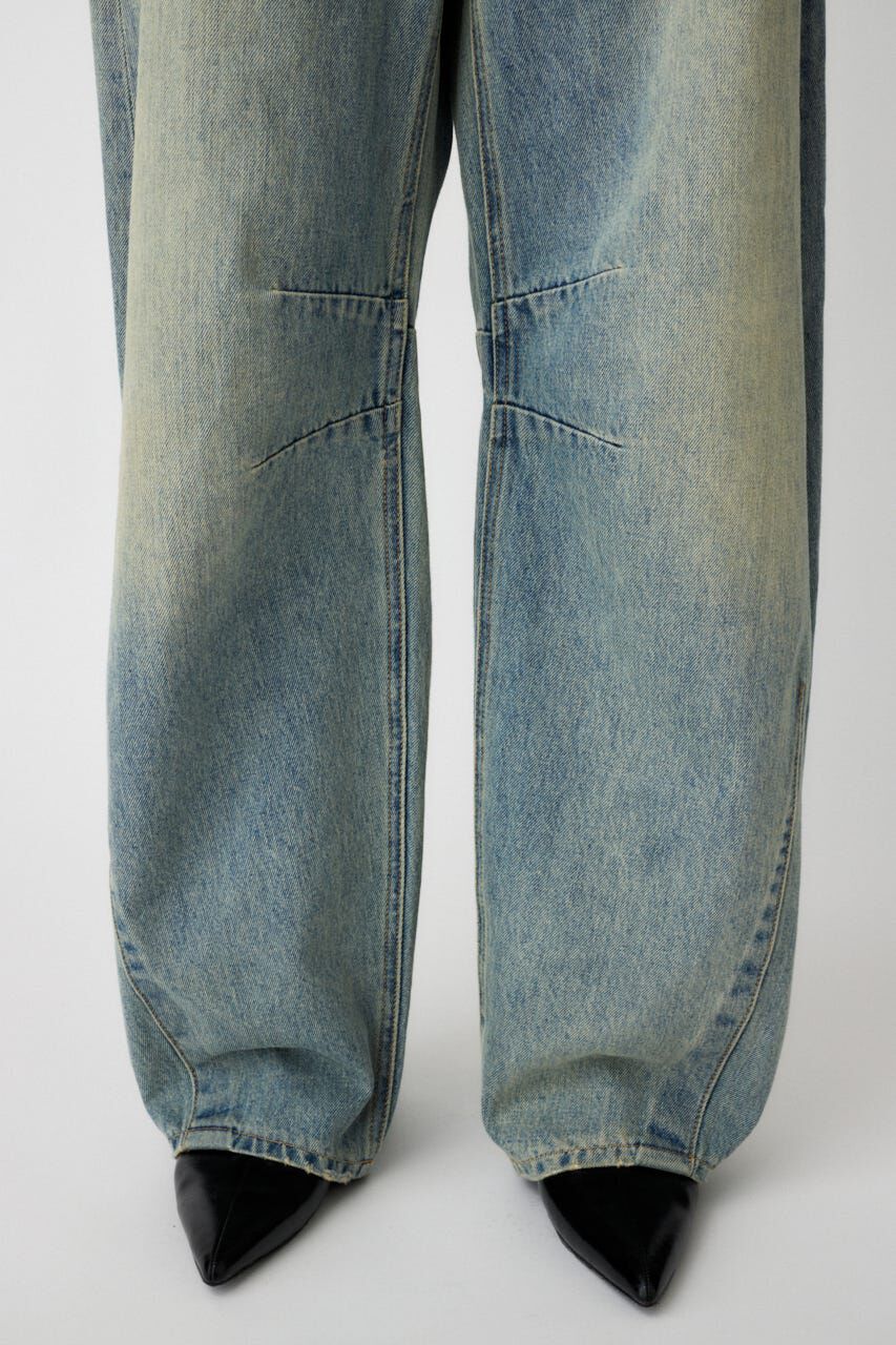 MOUSSY「HORSESHOE バギー」|デニム|