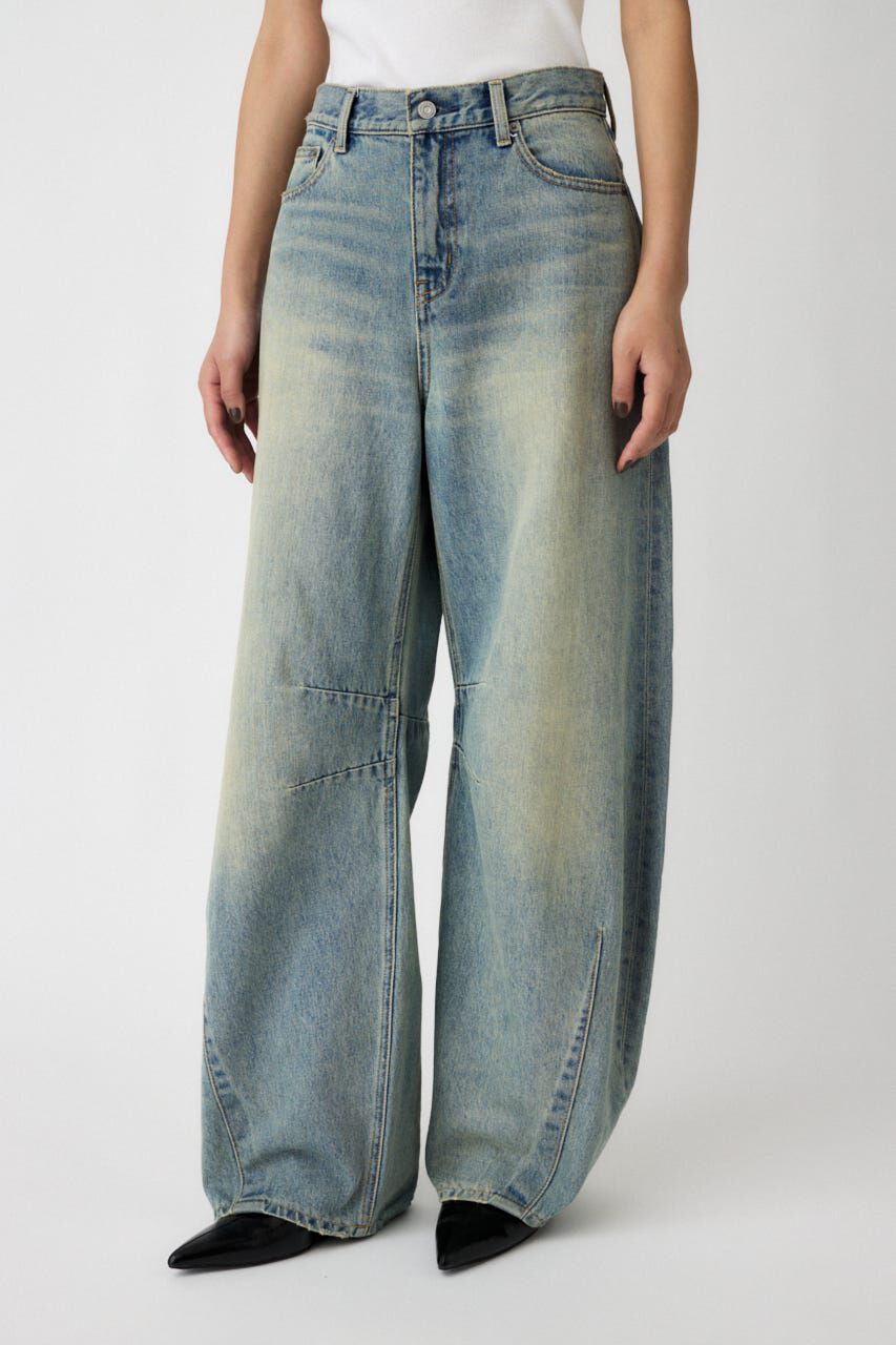 MOUSSY「HORSESHOE バギー」|デニム|