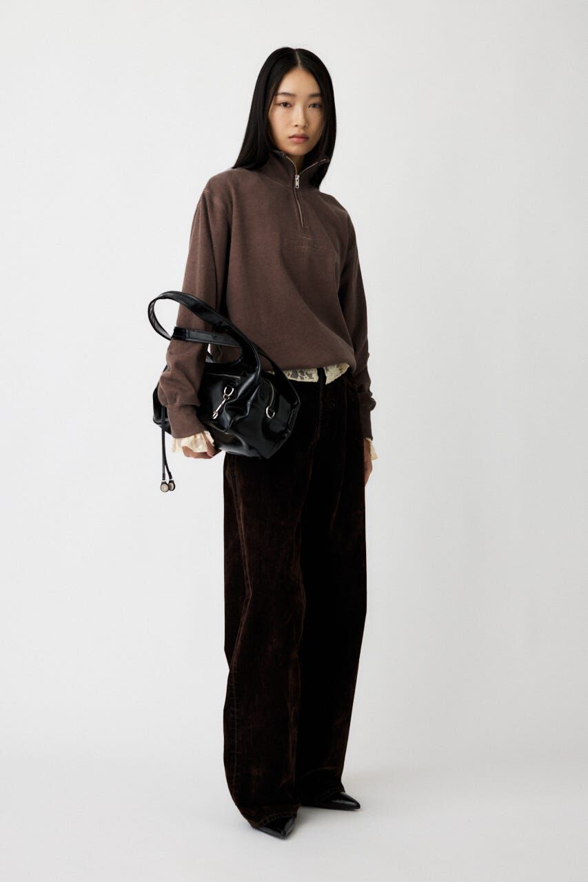 MOUSSY「FADE HALF ZIP トップス」|パーカー|