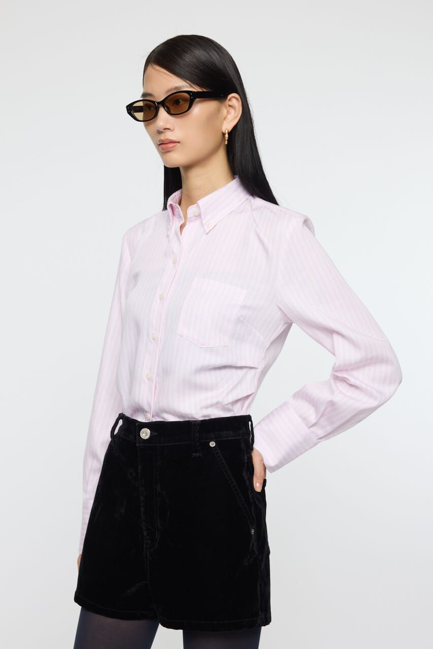 MOUSSY「STRIPED FIT シャツ」|シャツ・ブラウス|