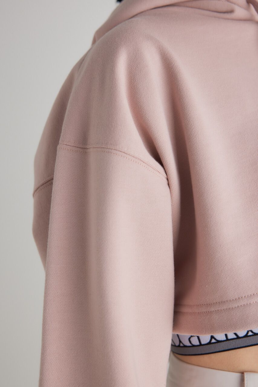 rienda「クロップドフーディースウェットTOP」|Tシャツ・カットソー|