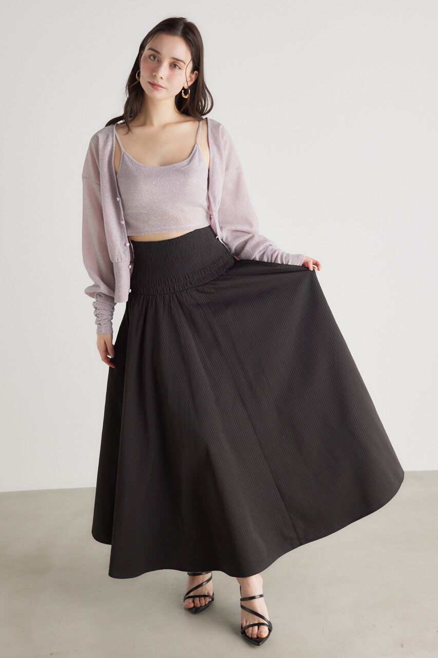 rienda「シャーリングH/W 2WAYストリングSK」|スカート|