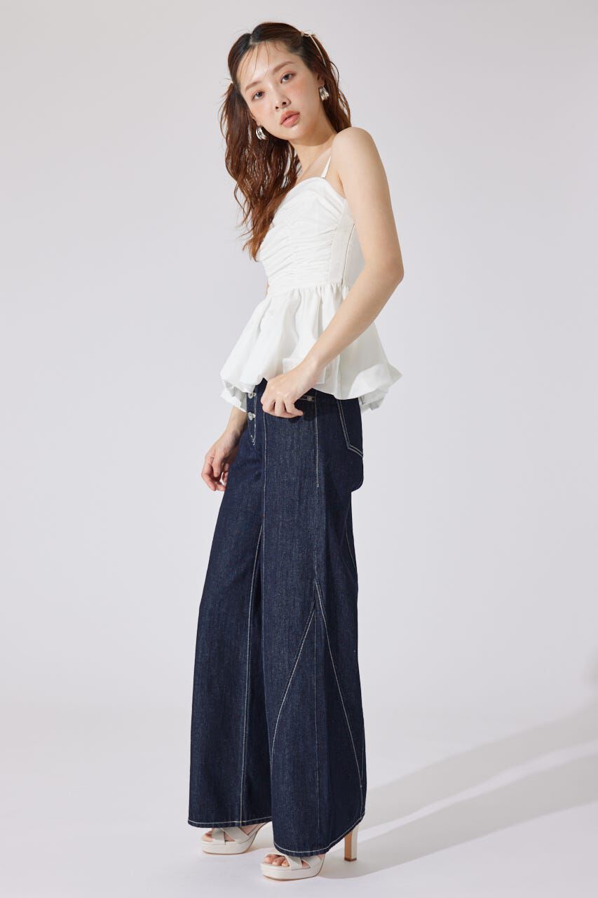 rienda「ペプラムベアトップス」|シャツ・ブラウス|