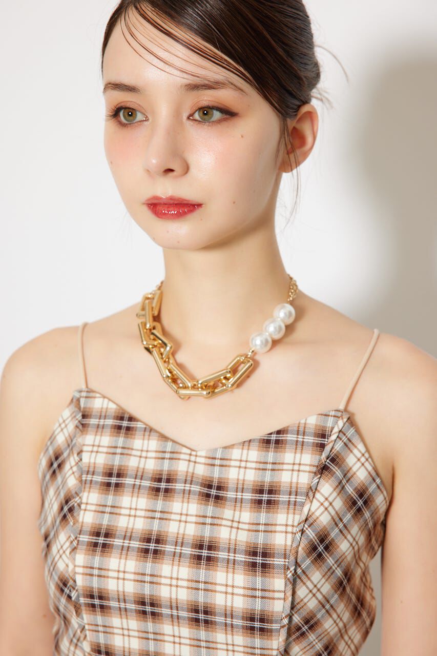 rienda「チェックビスチェ」|キャミソール|